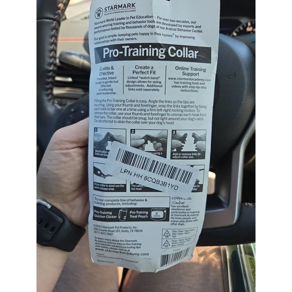 Starmark Pro-Training Collar Small for Dogs B11